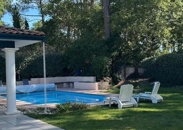 3 Etoiles Piscine Chauffee 6 Pers וילה ביסקארוס